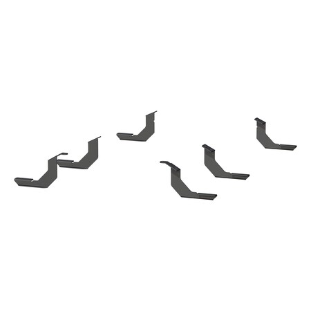 Aries 07-15 TUNDRA REG CAB MOUNTING BRACKETS FOR ADVANTEDGE; RIDGESTEP BLACK 2055151